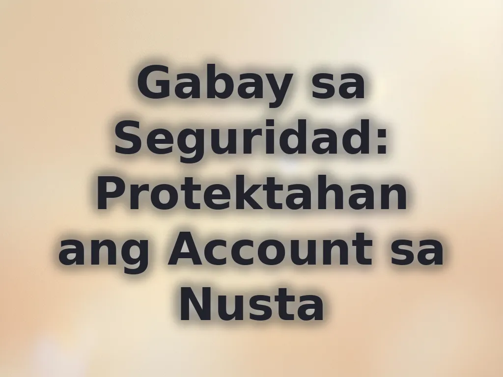 Account Security Tips